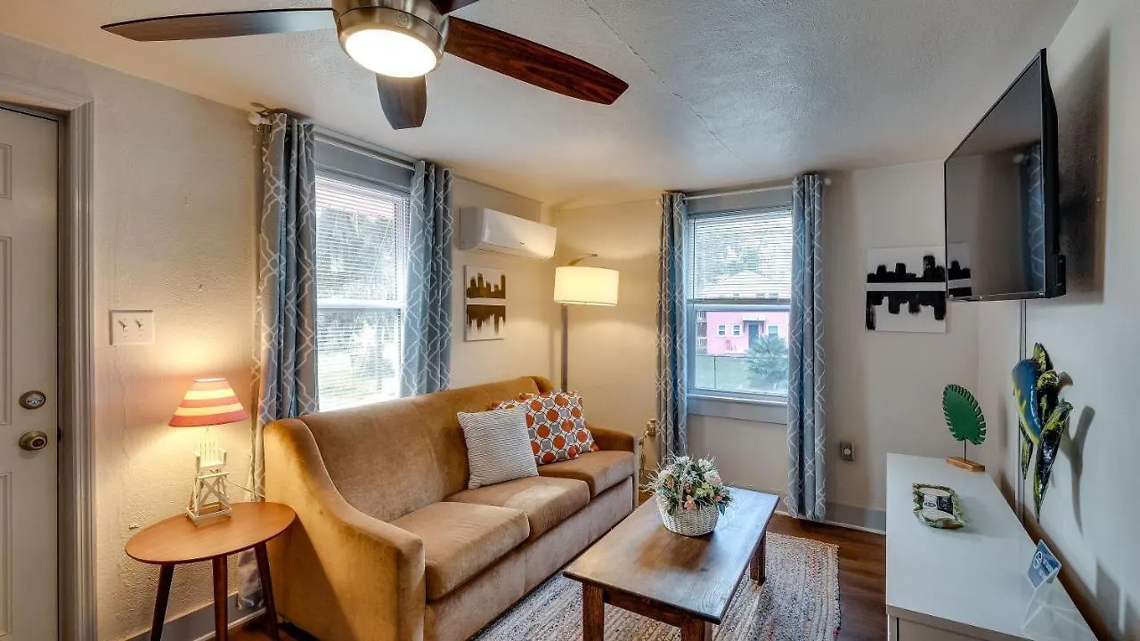 Retro Rainbow At Herb River-orange Oasis #2-upstairs Apartment *