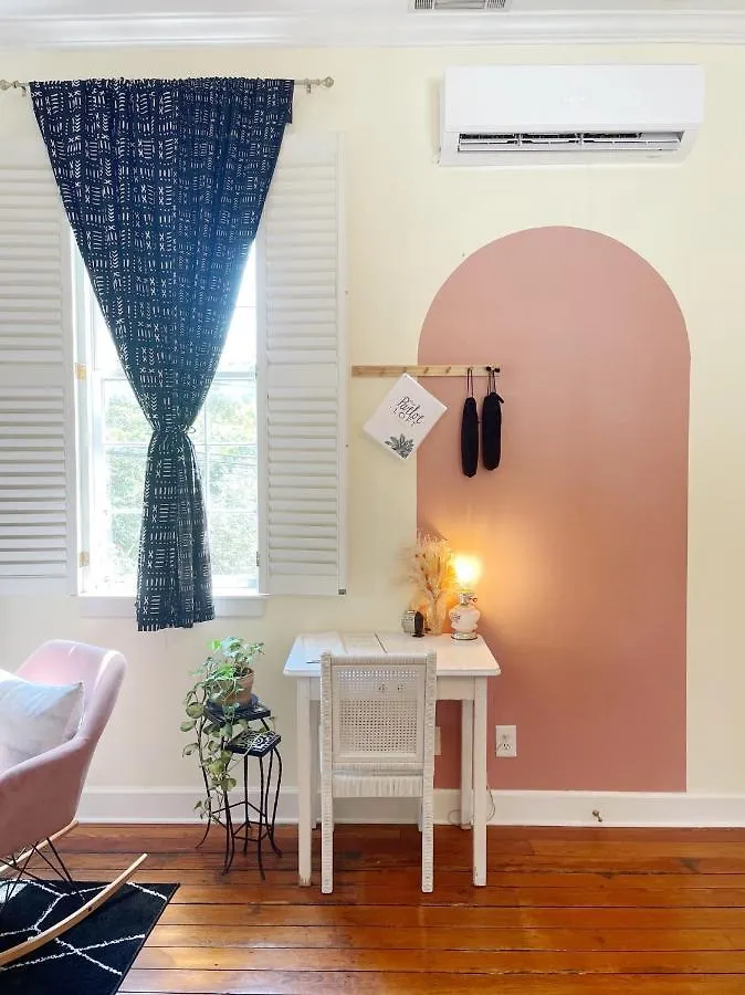 Charming 1885 Parlor Loft Downtown סוואנה