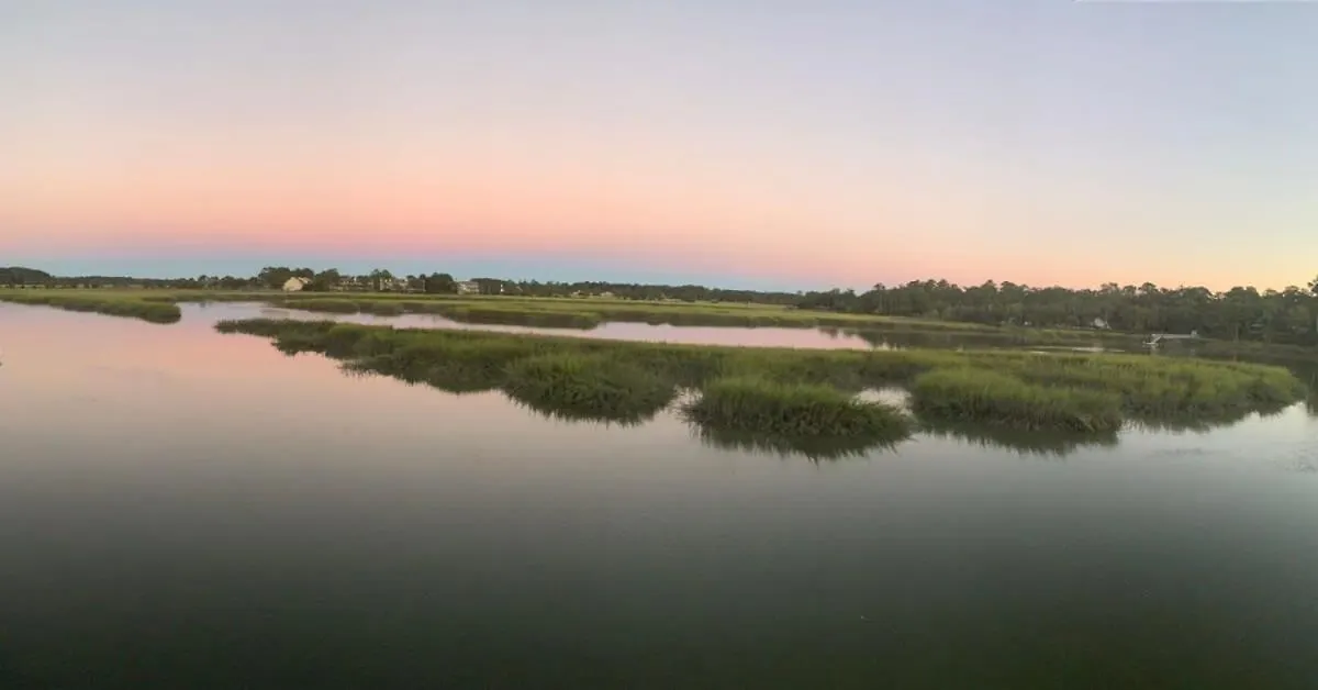 Retro Rainbow At Herb River- Flamingo Flat #4 Savannah