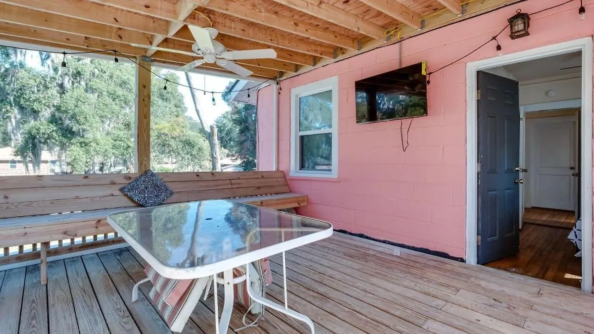 Retro Rainbow At Herb River- Flamingo Flat #4 Savannah
