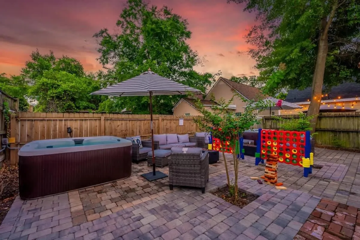 度假居 Hot Tub - Historic District - Next To Forsyth Park 薩凡納