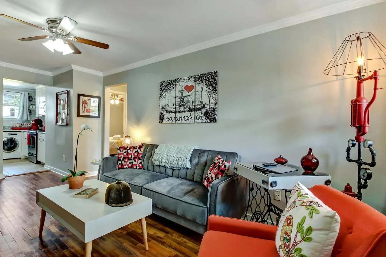 Vibrant, Colorful Building With Backyard Firepit And Games