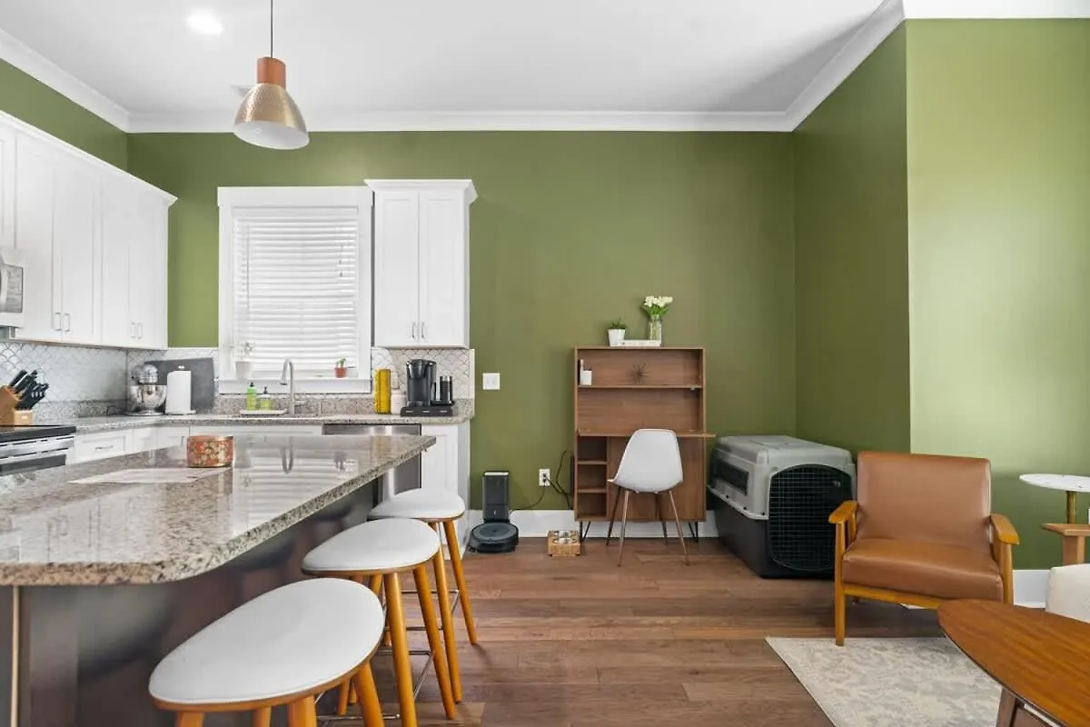 度假居 Renovated Dog Friendly Duplex Near Food & Fun Fully Fenced Yard And Private Parking 薩凡納