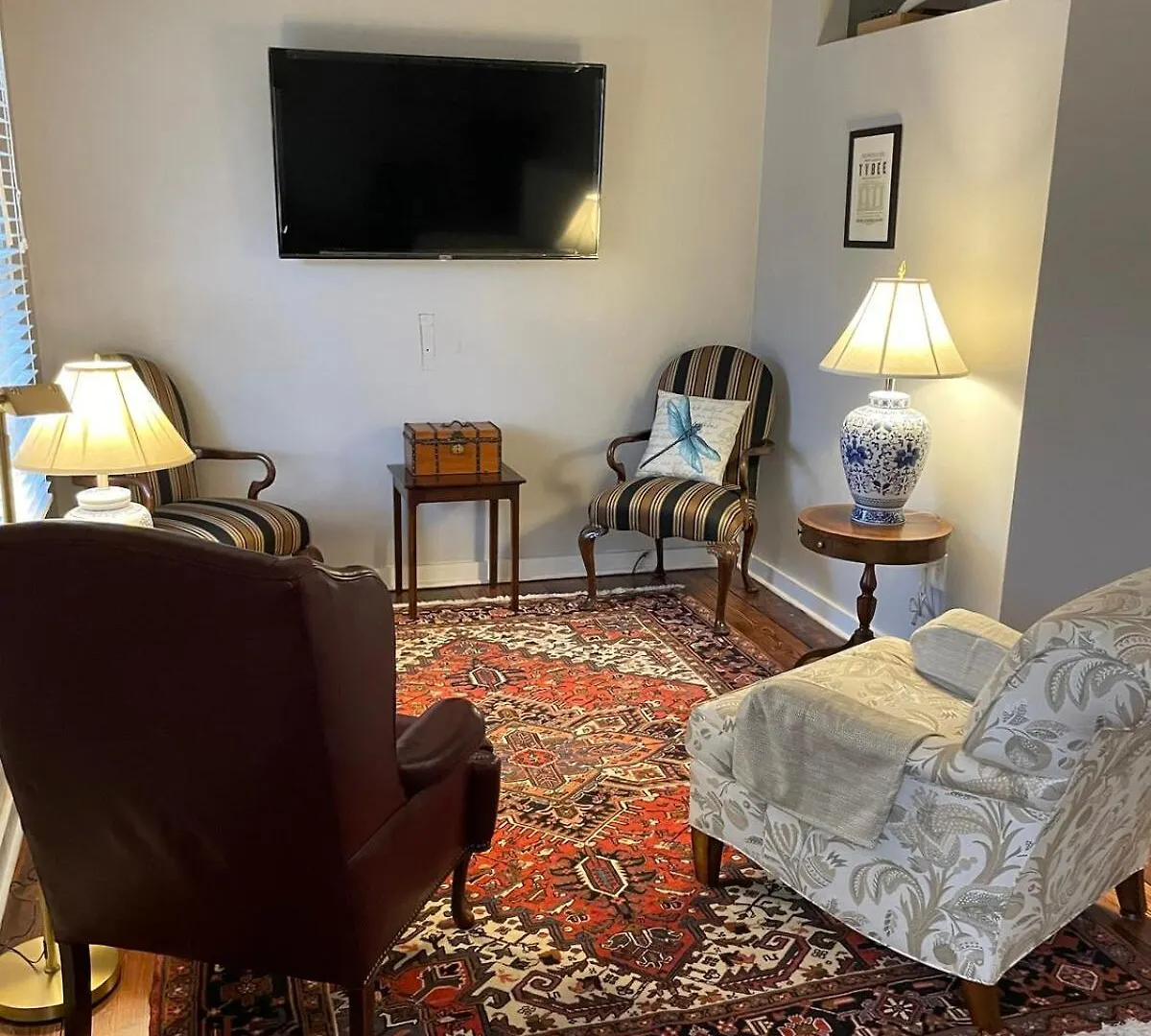 アパート Historic Downtown King Bed Cottage- Parking And Patio *