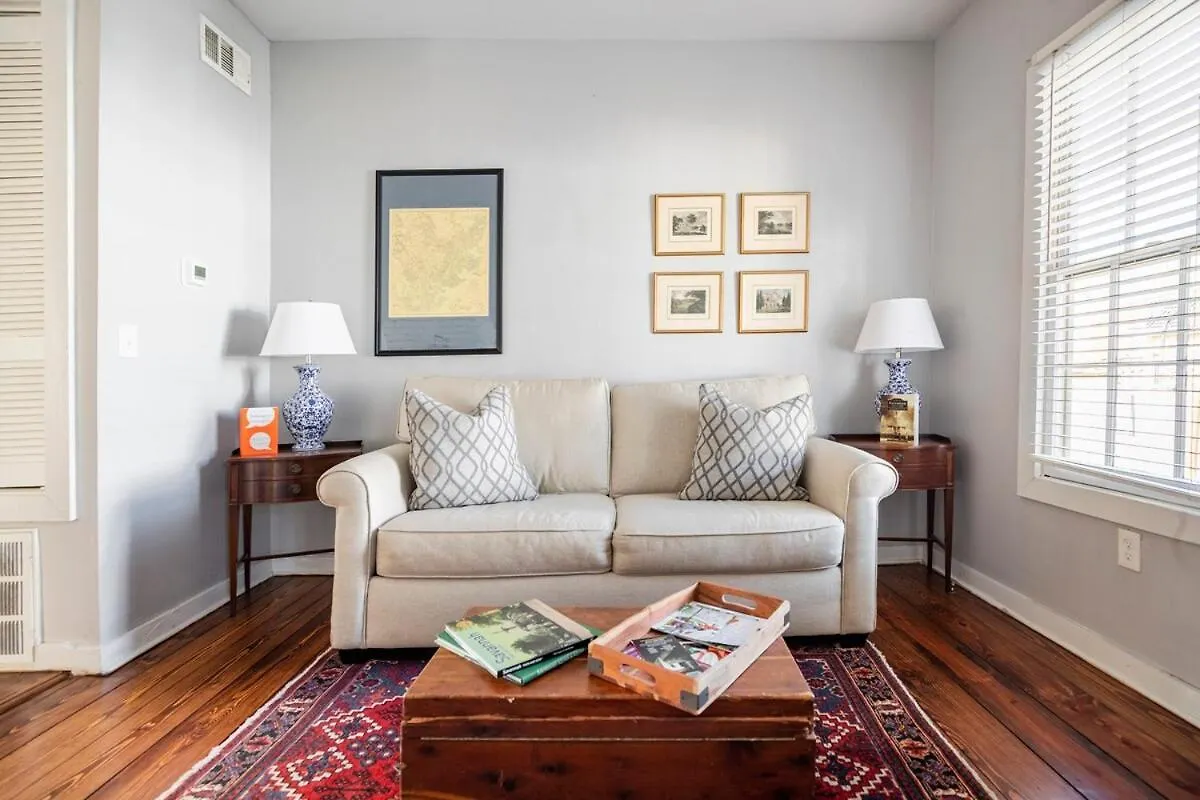 アパート Historic Downtown King Bed Cottage- Parking And Patio