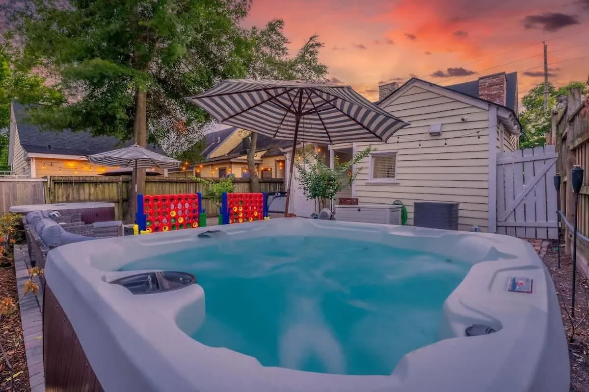 Vakantiehuis Hot Tubs - Dt Duplex - Two Blocks Off Forsyth Park Savannah